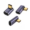 USB 4.0 Type C Converter Adapter, Left and Right 90°,