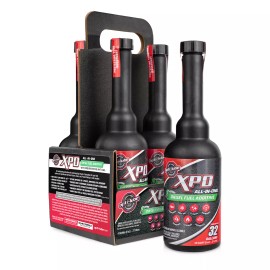 OPTI-LUBE XPD ALL-IN-ONE DIESEL FUEL ADDITIVE: 4 Pack of 8oz Long Neck Bottles,