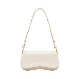 JW PEI Joy Bag, Women's 2-Way Crossbody Bag, Small Shoulder Bag, Adjustable Length, Mini Crossbody Bag, 90s Style, Lightweight, Cute, Small Bag, white