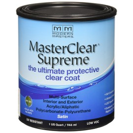 qt Modern Masters MCS902 Clear MasterClear Supreme Protective Clear Coat, Satin