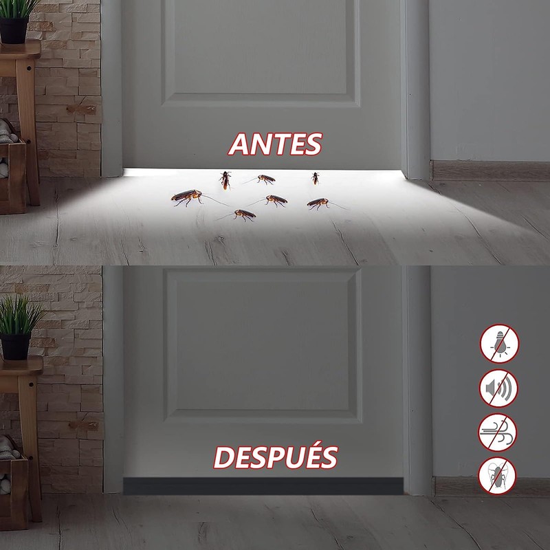 Guardapolvo y Protector de Puertas Casa de 3 Capas, Cubre