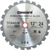 Concord Blades RCB1200T024HP 12" 24 Teeth TCT Demolition Rescue Carbide