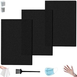 Hapf600 Carbon Pre-Filter Replacement for Holmes Air Purifiers - Compatible with HAP615, HAP625, HAP650, HAP750, HAP756 (Replaces HAPF60 Filter C)，3 pack with a brush