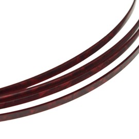KAISH Pack of 2 Guitar Binding Purfling Strips Guitar Binding Strip 1650x5x1.5mm for Acoustic or Classical Guitar Red Pearl