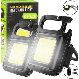 Spanner In The Works® COB Keychain Work Light | 1000 Lumens | LED Keyring Torch | Super Bright (2)