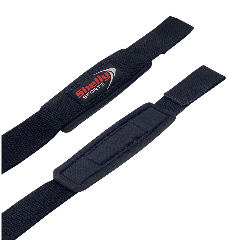 Shelly lifting Straps with wrist Support Neoprene Padded Advanced Gel