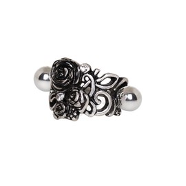 Pierced Owl 316L Stainless Steel Vintage Roses Cartilage Cuff Earring