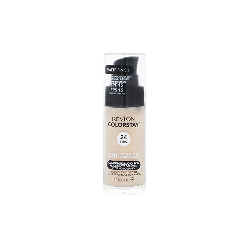 2 x Revlon Colorstay Pump 24HR Make Up SPF15 Comb/Oily