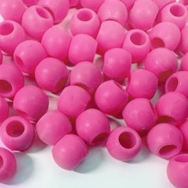 DONNA Kids Jellyish Hair Beads, Beads Jewelry Making Kit DIY Hair Braiding, HOT Pink Color 1pc