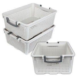 My Style Handle Large Small Household Items Storage Plastic Basket Basket, Small / 마이스타일 손잡이 대 소 생활용품 수납 플라스틱 바구니 바스켓, 소