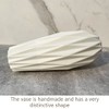 Modern Simple Ceramic Dried Flower vase Rivet Modern Angled Stoneware