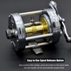 CAMEKOON X-Tribe Round Baitcasting Fishing Reel, Synchronized Level Wind System,