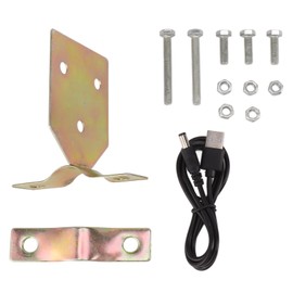 Anemómetro, Anemómetro de Grúa Torre de 3 Palas USB 5V Dispositivo de Alarma de Velocidad del Viento de Alta Precisión Anemómetro con Función de Memoria de Falla de Energía