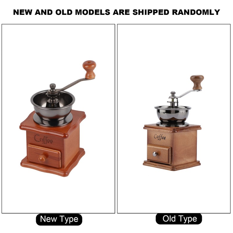 1Pcs Retro Design Coffee Bean Hand Grinder Manual Mini Mill