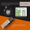 TCELL High Speed Dual Flash Drive with Zinc Alloy Design,Starry