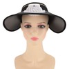 Fan Hat USB Rechargeable 300mah Elastic Band Angle Adjustable Extra