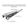 50 Pack - Toothless Micro Steel Alligator Test Clips with