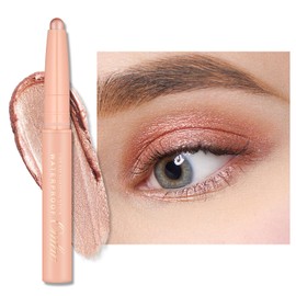 Oulac Champagne Nude Eyeshadow Stick – Twist-Up Pencil, Creamy Blendable Texture, Vegan & Cruelty-Free Eye Makeup, 1.25g, 11 Golden Hour