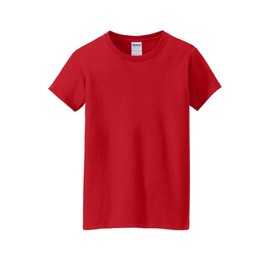 Gildan Blank T-Shirt - Unisex Style 5000 Adult Red
