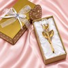Crystal Glass Rose for Romantic Gifting – Elegant Artificial Flower