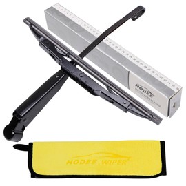 HODEE Splined Application Rear Wiper Arm Blade Set Replacement for Ford Escape,Mazda Tribute 2001-2006,Mercury Mariner 2005-2007,Rear Windshield Wiper Cover Assembly,Back Window Cap