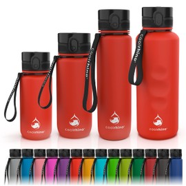 Coolrhino Water Bottle 350 Ml, 650 Ml, 1 L, 1.5 L for Sports, Outdoors, School, Fitness & Children - Leak-Proof and BPA Free Water Bottle for Bicycle