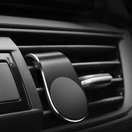 Zhhuoc Black Universal Phone Holder Clip Car Air Vent Magnetic Mount Holder Bracket for Cell Phone GPS Suporte Celular Car Phone Holder, Cell Phone Automobile Cradles, Accessories
