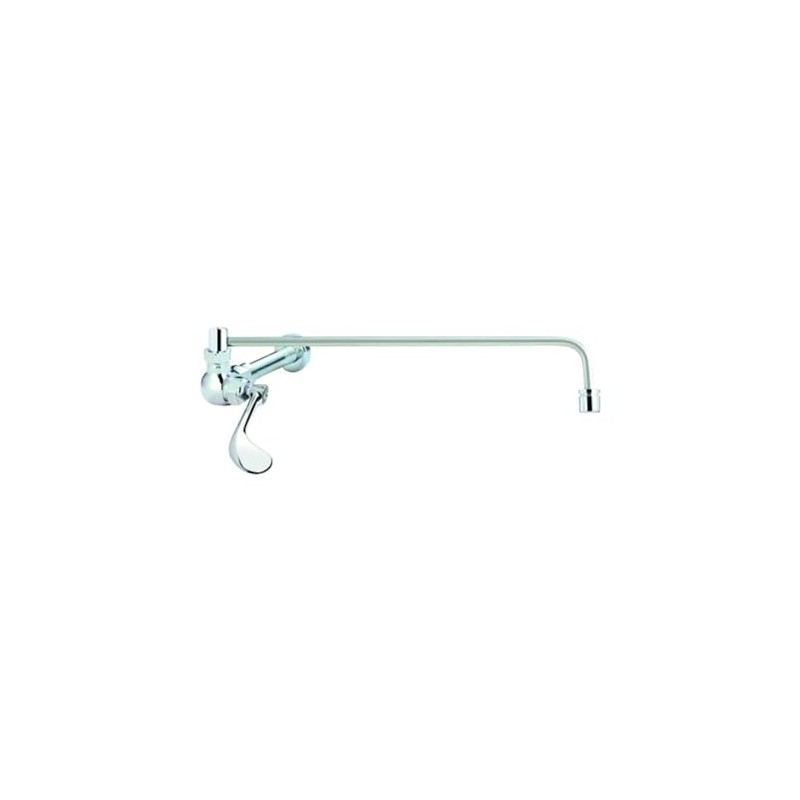 Krowne 12-171L Krowne Silver Series Extended Wok Faucet, Splash-Mounted, 12"