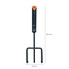 Fiskars Garden Tool Set, 3 Pieces, Flower Rake, Trowel, Trowel,
