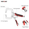 MAXPOWER 11-inch Locking C Clamp Set, 2 Pack Heavy Duty