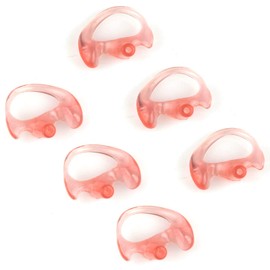 Retevis 2.6cm Middle Size Soft Silicone Insert Earmold Earbuds Replacement, for Retevis Covert Acoustic Tube Walkie Talkie Earpieces, Ergonomic Earbuds for Left and Right Ears(Pack of 3 Pairs)