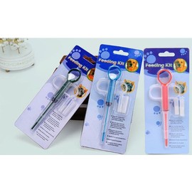 Pet Liquid and Pill Dispenser Syringe Pill Gun Green 4ea