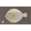 Itoya Delicious Fish Flounder Protractor
