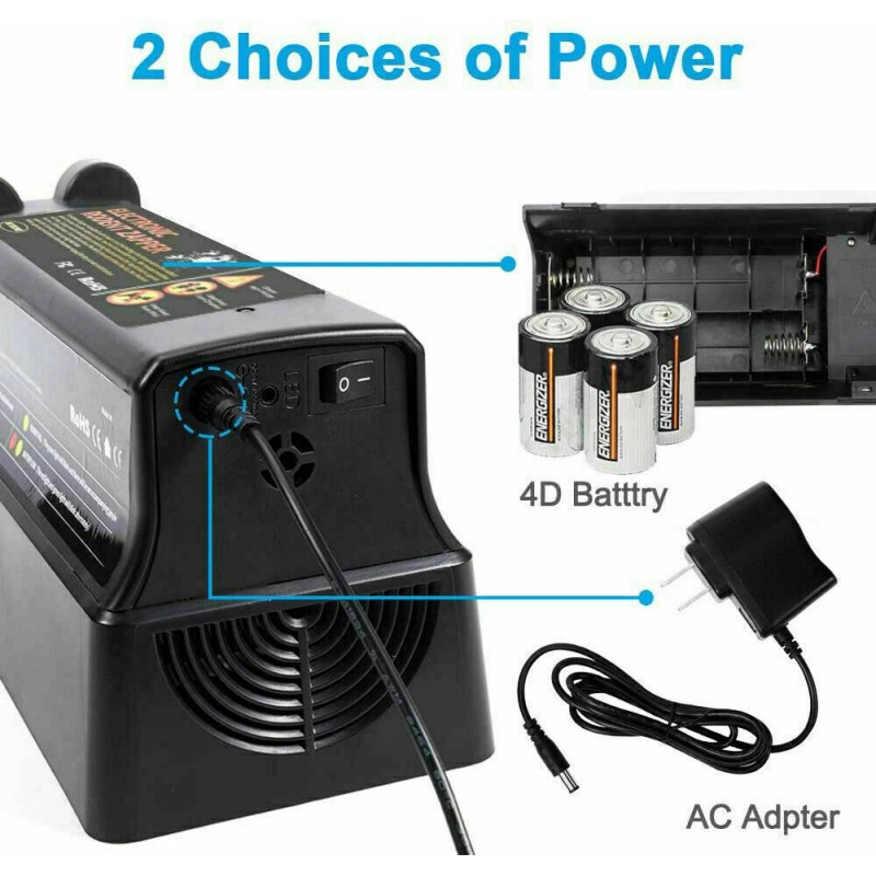 Phomemo Mouse Trap Control Electronic Rat Trap 7000 High Voltage