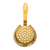 Barfly M37037GD Classic Hawthorne Spring Bar Strainer, Gold Plated