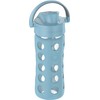 Lifefactory 12-Ounce Glass Water Bottle with Active Flip Cap and