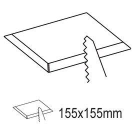 EGLO FUEVA 5 LED Recessed Light Black Square 166 mm 1350 lm 4000 K