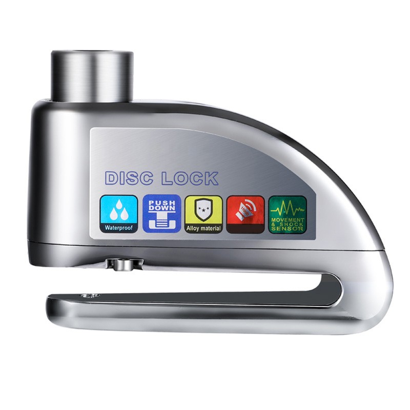 Disc Brake Lock 110DB Alarm IPX6 Waterproof Anti Theft Disk