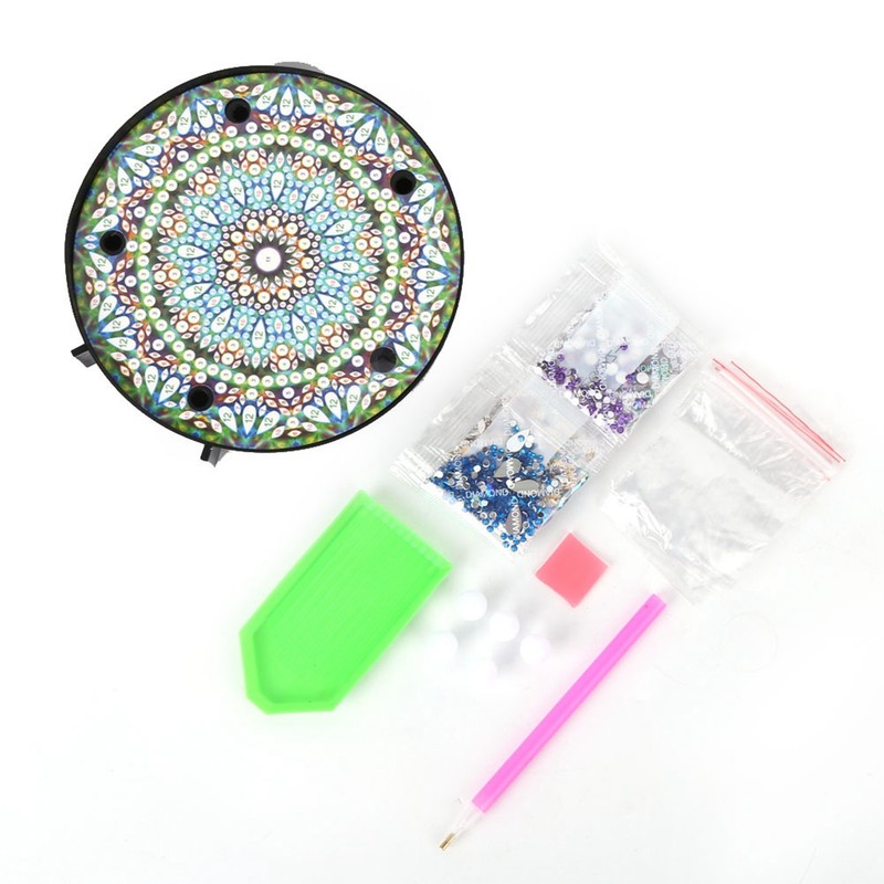 DIY Diamond Painting Night Light Special Shaped Mandala Diamond Painting
