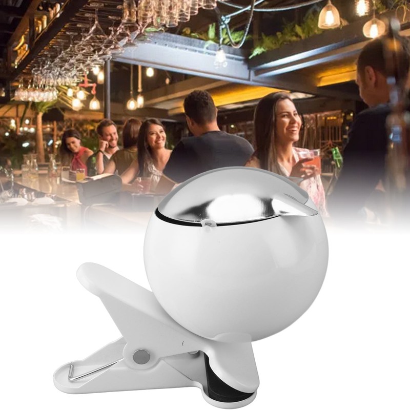 Windproof Clip Ash Tray Innovative Stylish Polished Decorative Cigar Ashtray
