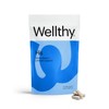 Wellthy His Daily Natural Multivitamin for Men, Premium Prostate Support