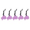 5Pcs Chew Necklace Food Grade Silicone Chewing Pendant for Toddlers