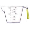 KitchenCraft Colourworks 3 Piece Acrylic Measuring Jug Set, Stackable Jugs