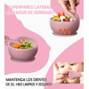 14pzs Vajillas Platos para Bebe Silicona, Set Alimentacion Complementaria Bebe,