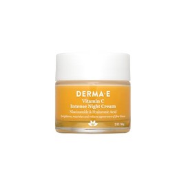 DERMA-E Vitamin C Intense Night Cream, 2 Oz, Brightening and Hydrating Facial Skin Renewing Cream, Anti-Aging Overnight Face Moisturizer for Skincare and Youthful Radiance