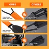 Steering Wheel Lock with 3 Keys Anti-Theft Car Seat Belt