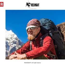 ROCKNIGHT HD Polarized Sunglasses UV400 Protection Rimless Silver Mirrored Sunglasses for Fishing Golf Metallic Sunglasses