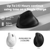 Keychron M5 Ergonomic 4000 Hz Wireless Bluetooth 5.1/2.4 GHz/Wired Mouse,