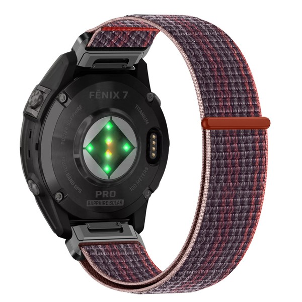 Niboow QuickFit 22 mm Nylon Strap for Garmin Fenix 8/7/6/E