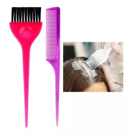 Pomania Brocha Aplicación Tinte Con Peine Cola Raton 6 Pzs